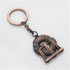 Diseño creativo Heart Esmalte Charm Metal Keyholder