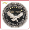 Regalo de promoción Custom Metal Latón Antiguo Chapado Aallio Militar Moneda de souvenir