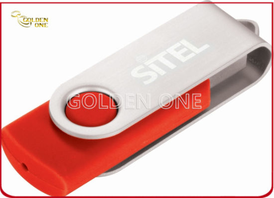 Suministro de fábrica Láser grabado Logotipo Metal USB Stick