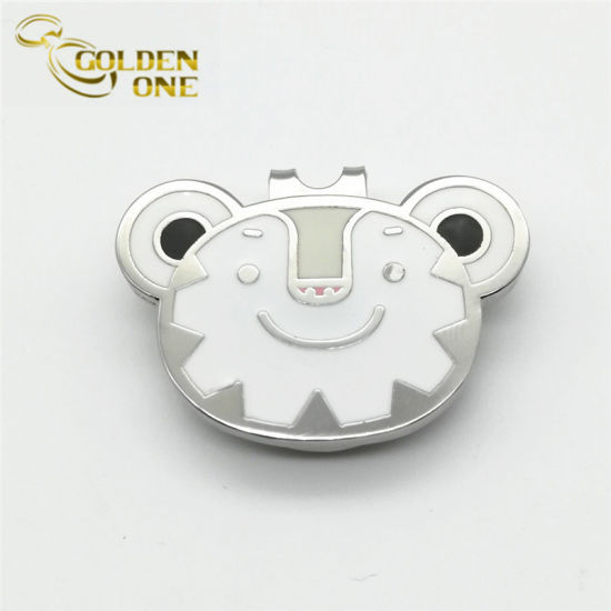 Nuevo diseño Custom Hard Enamel Golf Hat Clip