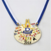Medallón deportivo de ejecución de esmalte suave con diseño de lujo personalizado