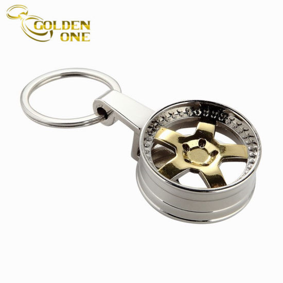 Cadena de metal de souvenir pulido cromado personalizado