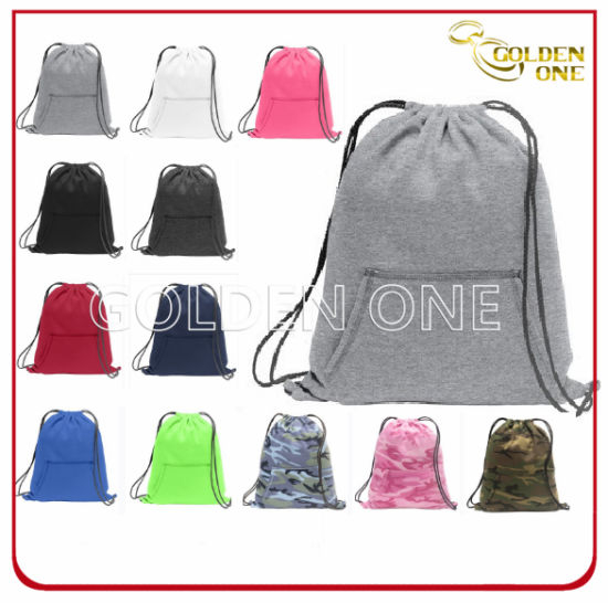 Bolsa de cordón de algodón de la mejor calidad de la mejor calidad multicolora promocional