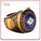 Anillo de recuerdo de metal de metal de níquel de béisbol de la liga mayor