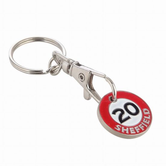 Promoción barato Custom Token Token Key Ring