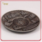 Placa de metal plateada antigua alta 3D personalizada