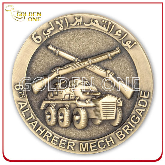 Fuerzas armadas de latón estampadas personalizadas Monedas marinas de metal Monedas de desafío