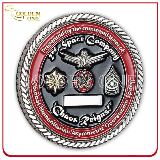 Moneda de souvenir chapada en oro personalizada