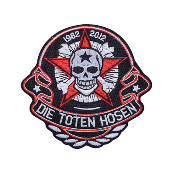 Nuevo parche de bordado emblema de tela de diseño para un regalo de conmemoración con proceso tejido