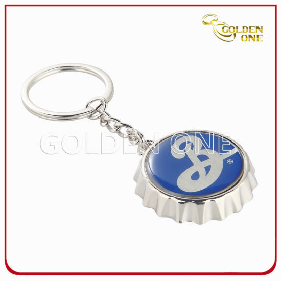 Tenedor de la llave del abridor de la botella de metal impreso para el regalo del recuerdo