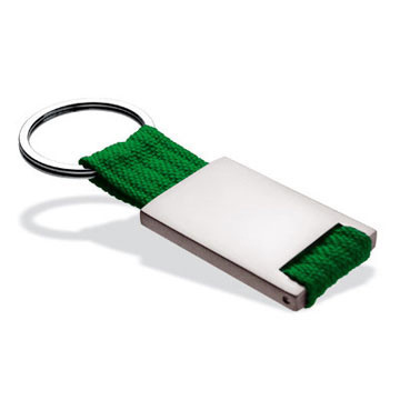 Llavero de metal de regalo de promoción de superventas con cordón de nailon