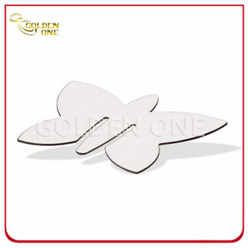 Clip de papel de metal de acero inoxidable de acero inoxidable de forma de mariposa superior